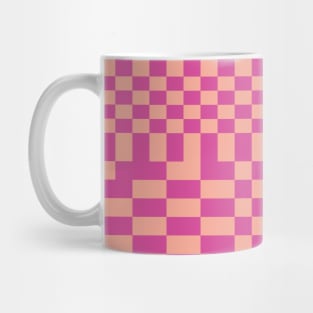 Checkerboard Pattern - Pink Mug